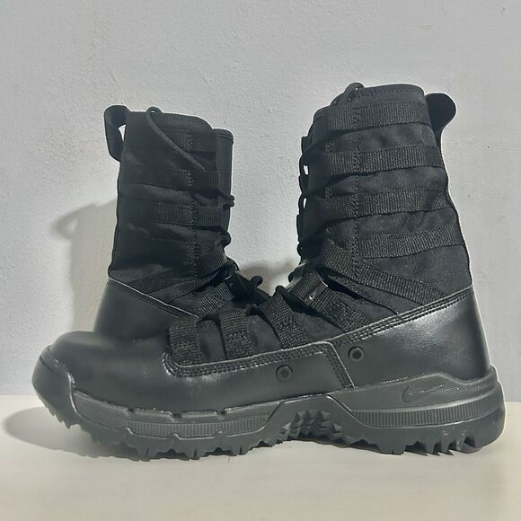 Nike SFB 8” Men’s Size 9.5 Triple Black Tactical Military Performance Field Boot - Picture 6 of 8